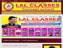 Tablet Screenshot of lalclasses.com